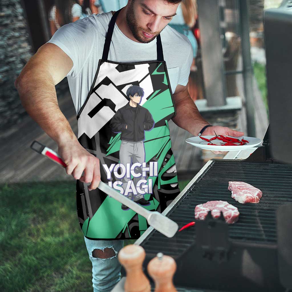 Yoichi Isagi Blue Lock Apron Green Graffiti Anime Aesthetic