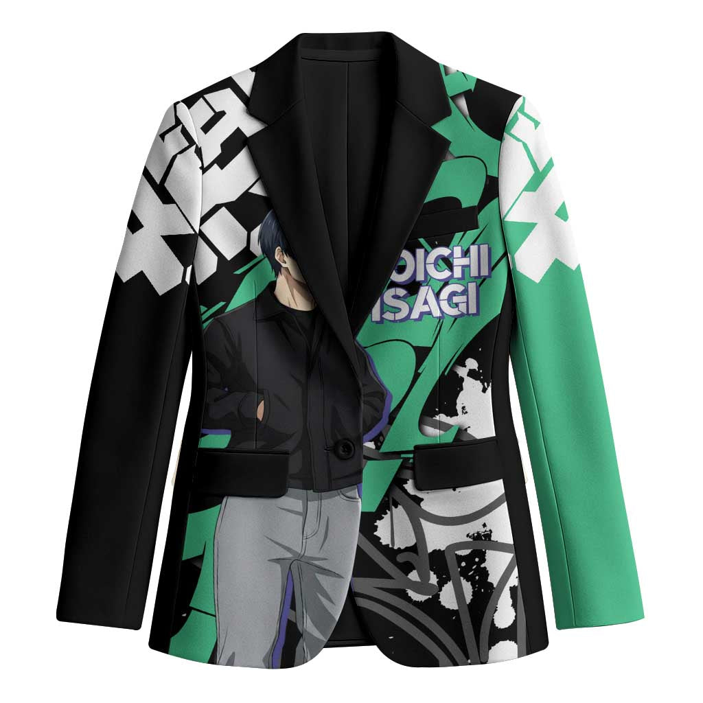 Yoichi Isagi Blue Lock Blazer Green Graffiti Anime Aesthetic