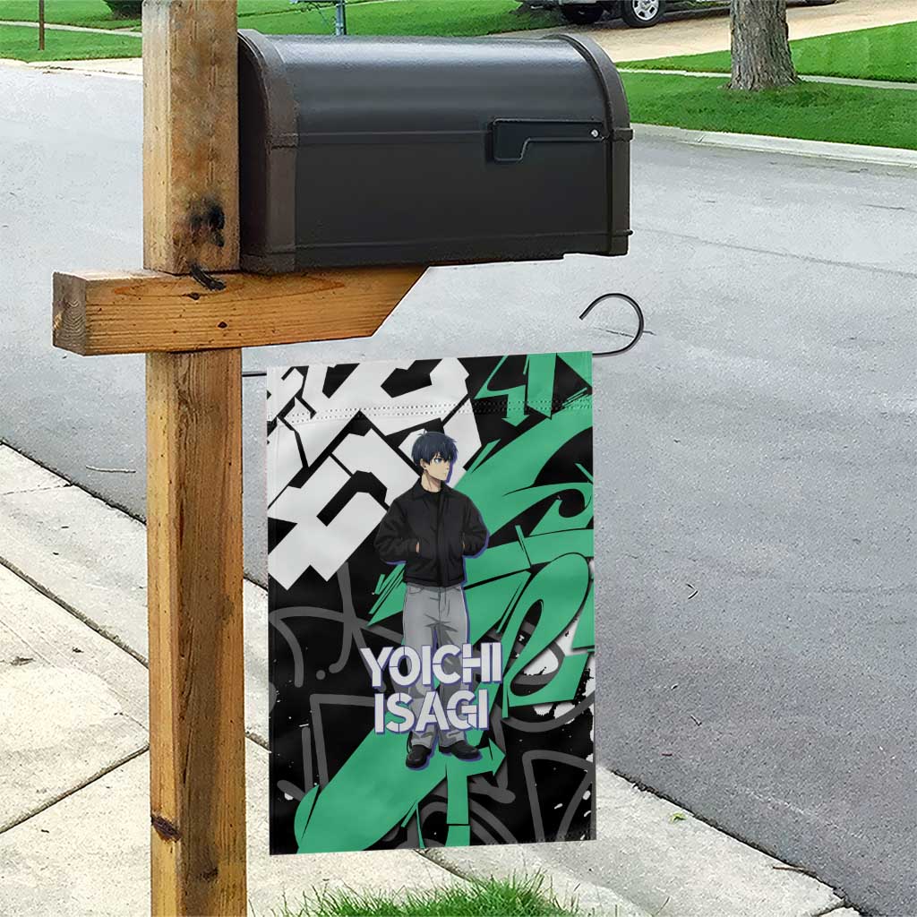 Yoichi Isagi Blue Lock Garden Flag Green Graffiti Anime Aesthetic