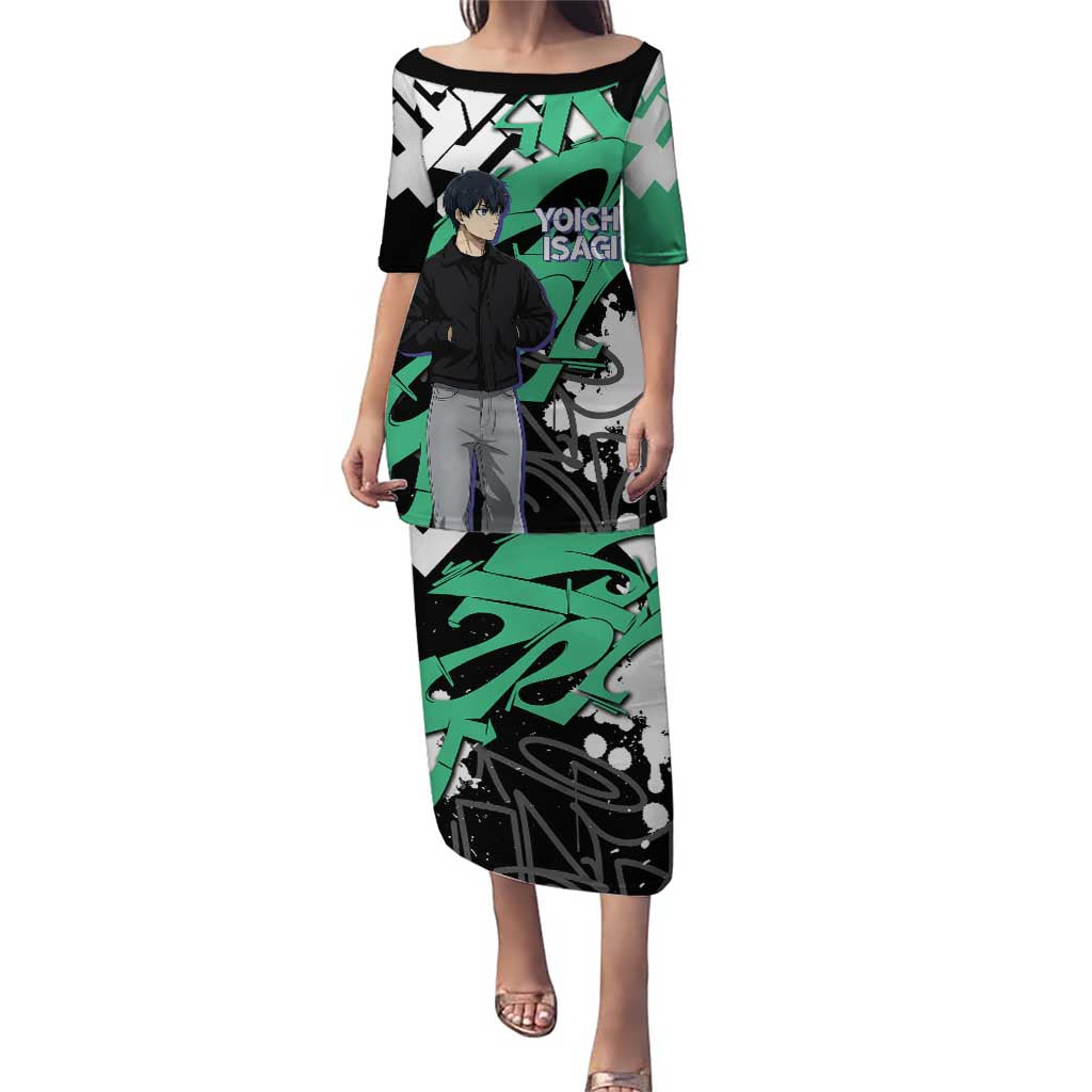 Yoichi Isagi Blue Lock Puletasi Green Graffiti Anime Aesthetic