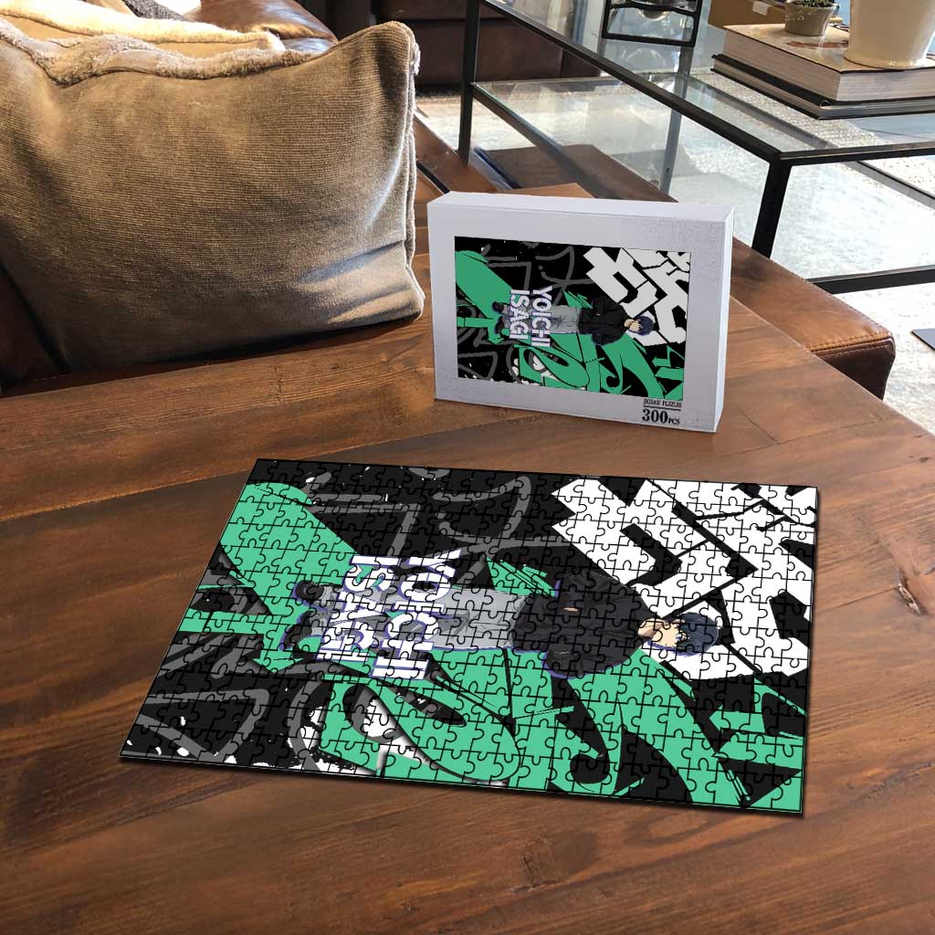 Yoichi Isagi Blue Lock Puzzle Green Graffiti Anime Aesthetic