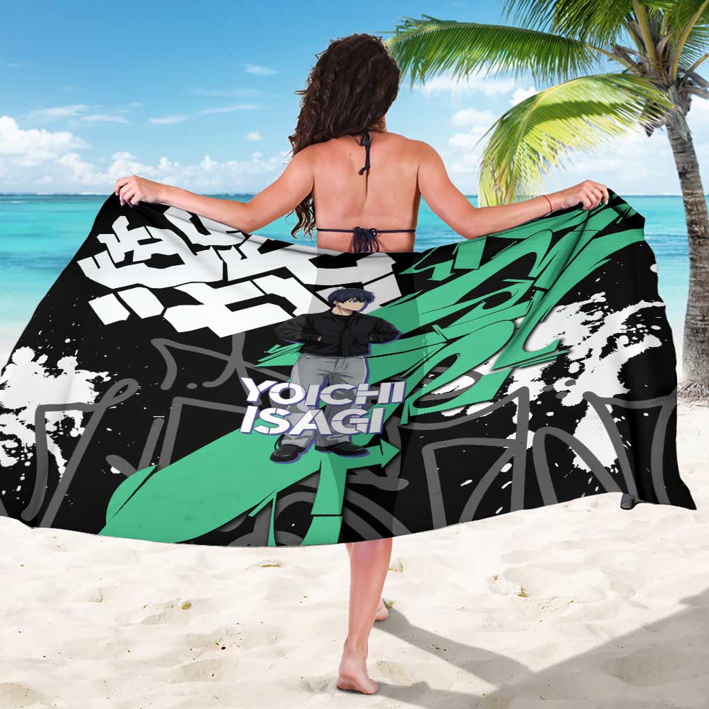 Yoichi Isagi Blue Lock Sarong Green Graffiti Anime Aesthetic