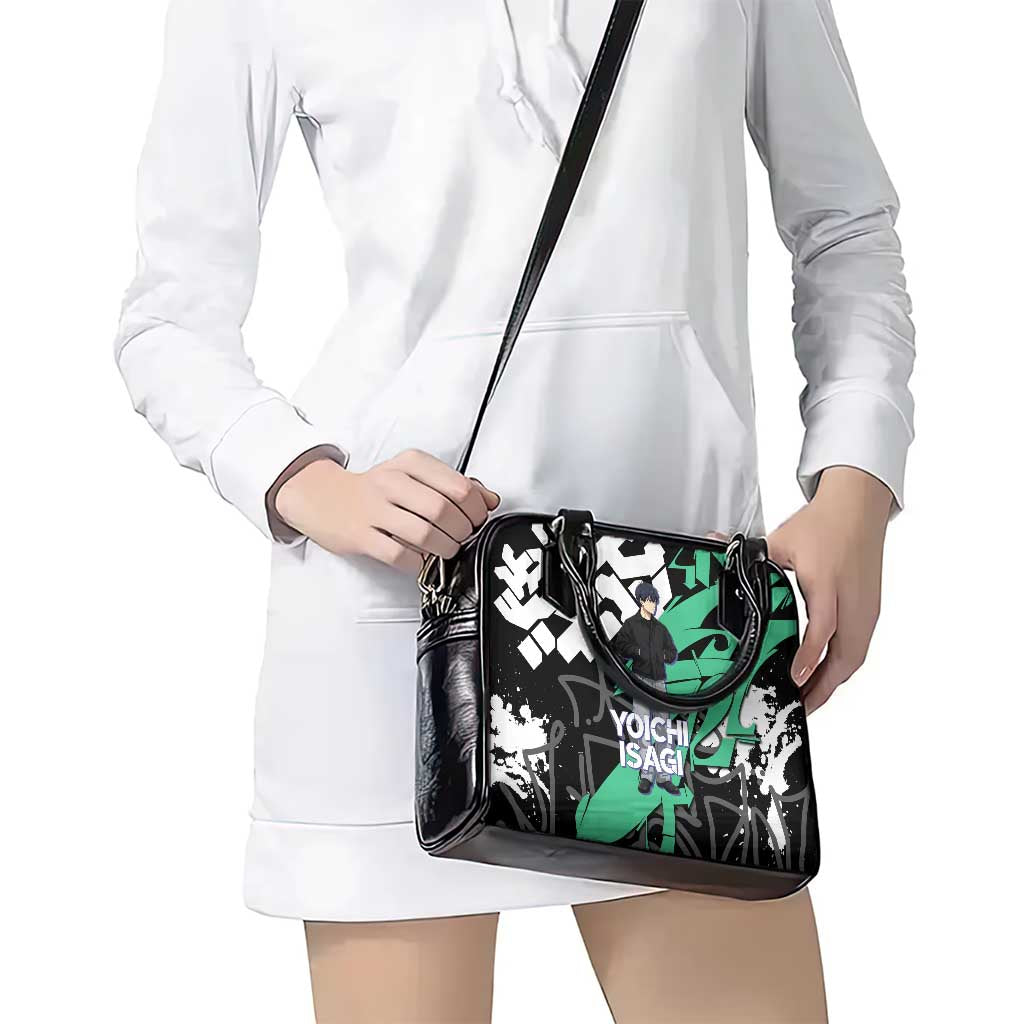 Yoichi Isagi Blue Lock Shoulder Handbag Green Graffiti Anime Aesthetic