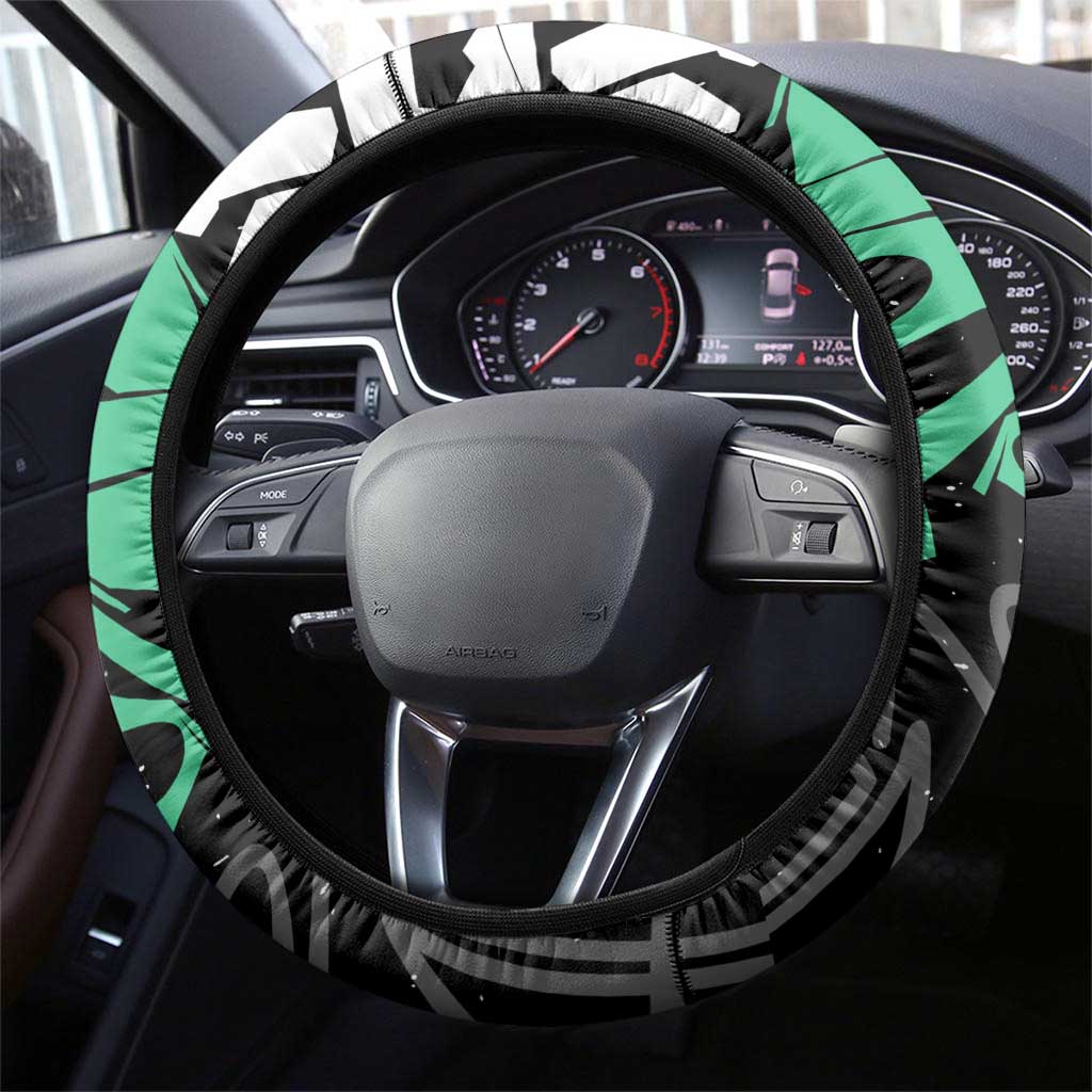 Yoichi Isagi Blue Lock Steering Wheel Cover Green Graffiti Anime Aesthetic