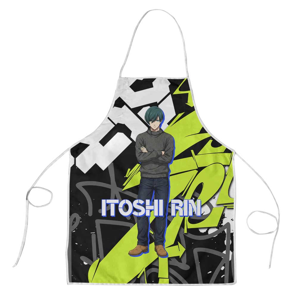 Itoshi Rin Blue Lock Apron Urban Graffiti Street Art Style