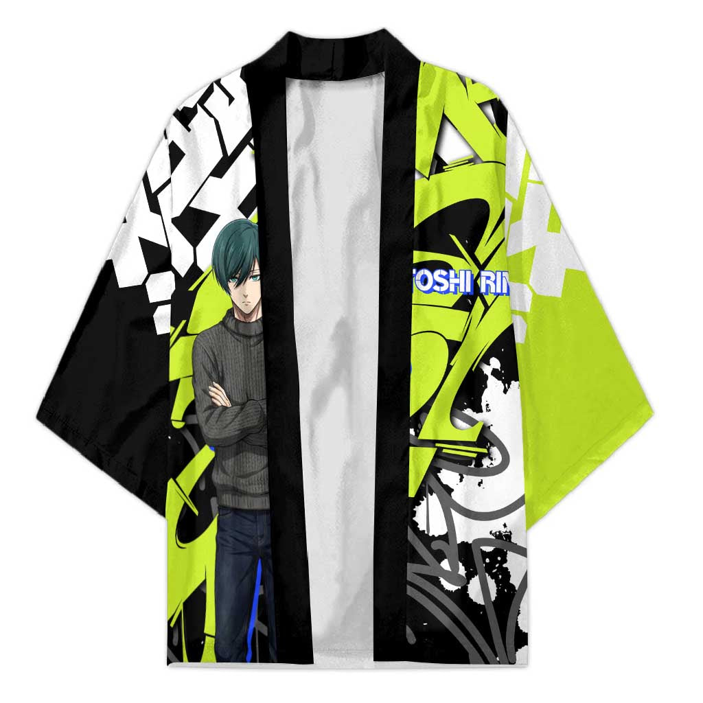 Itoshi Rin Blue Lock Kimono Urban Graffiti Street Art Style