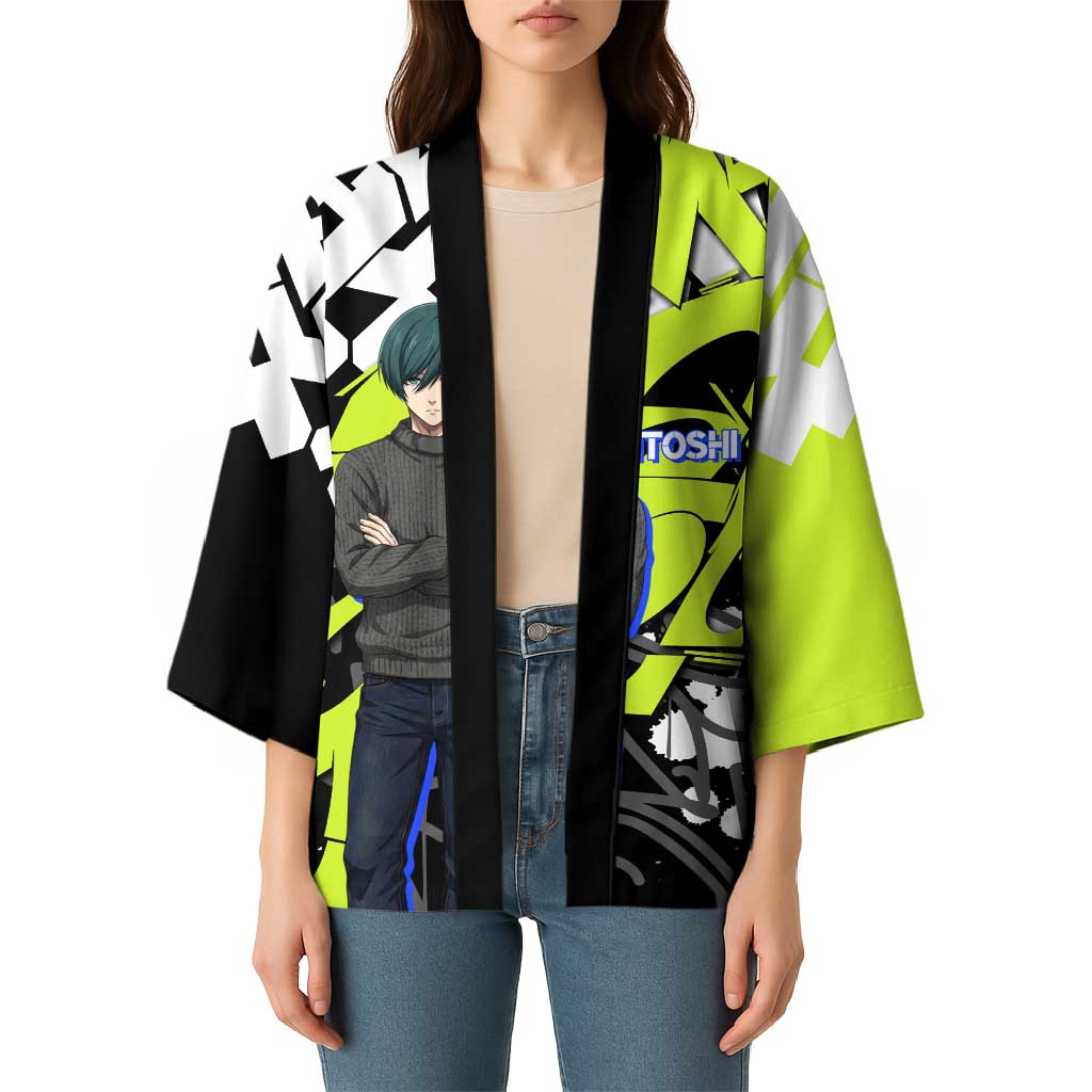 Itoshi Rin Blue Lock Kimono Urban Graffiti Street Art Style