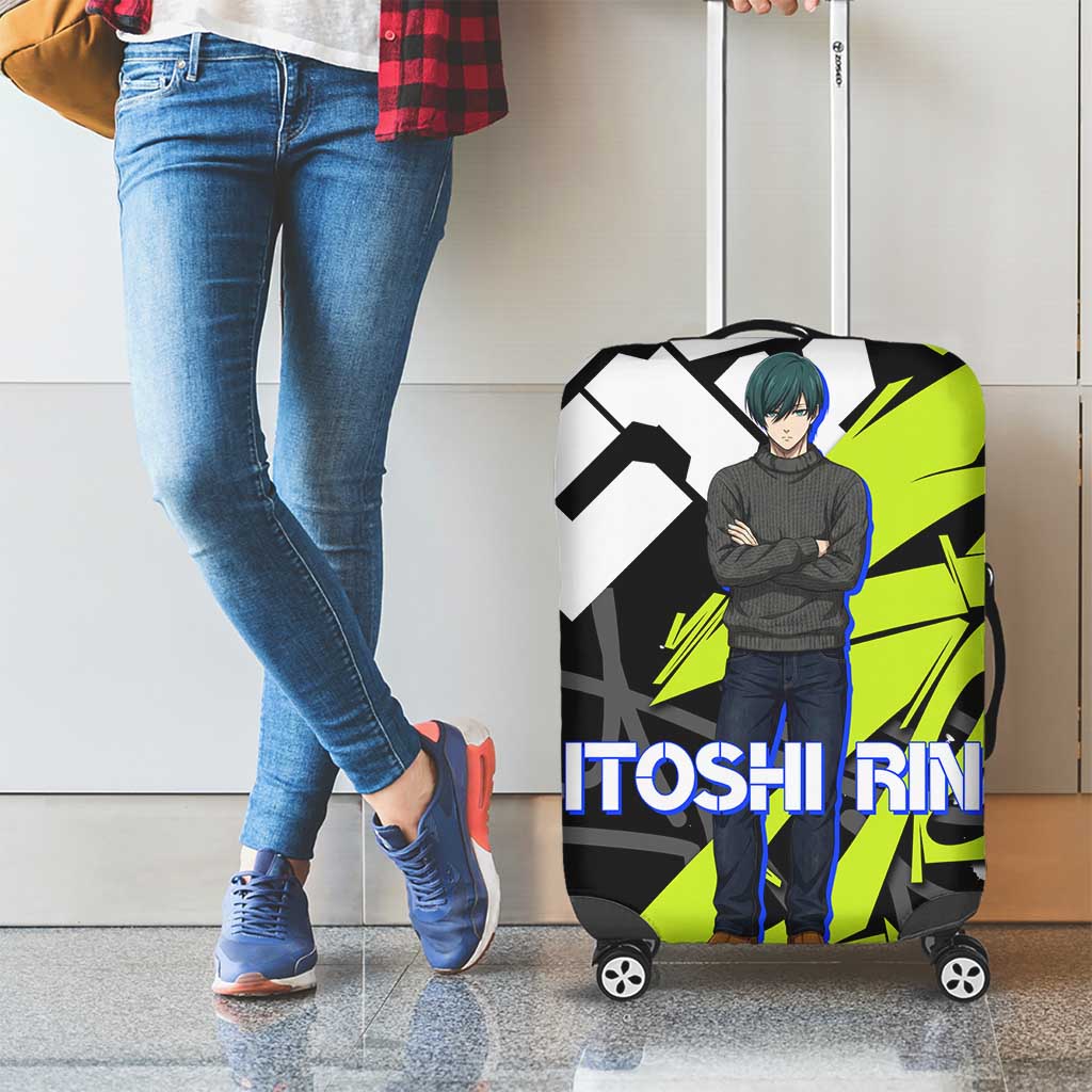 Itoshi Rin Blue Lock Luggage Cover Urban Graffiti Street Art Style