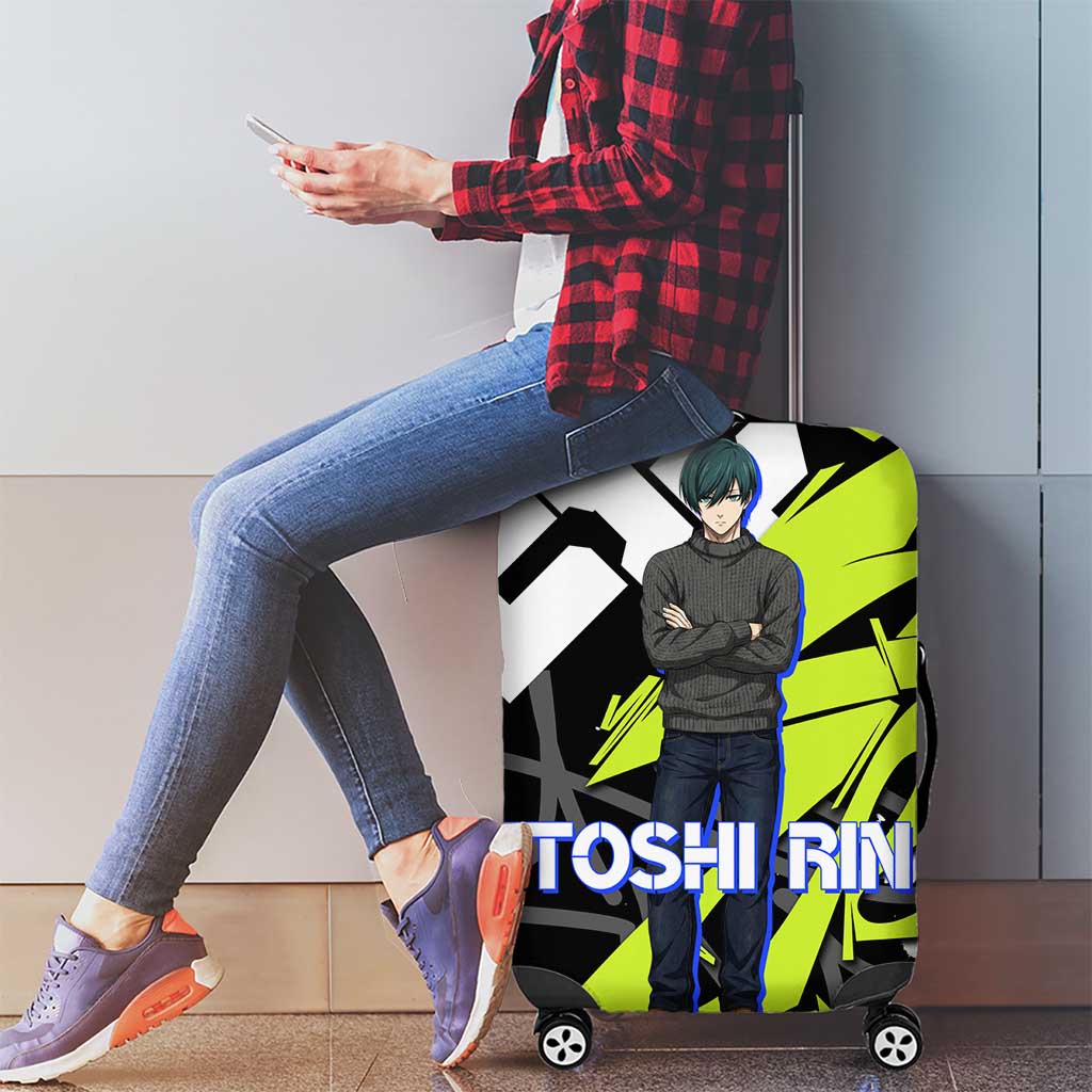 Itoshi Rin Blue Lock Luggage Cover Urban Graffiti Street Art Style