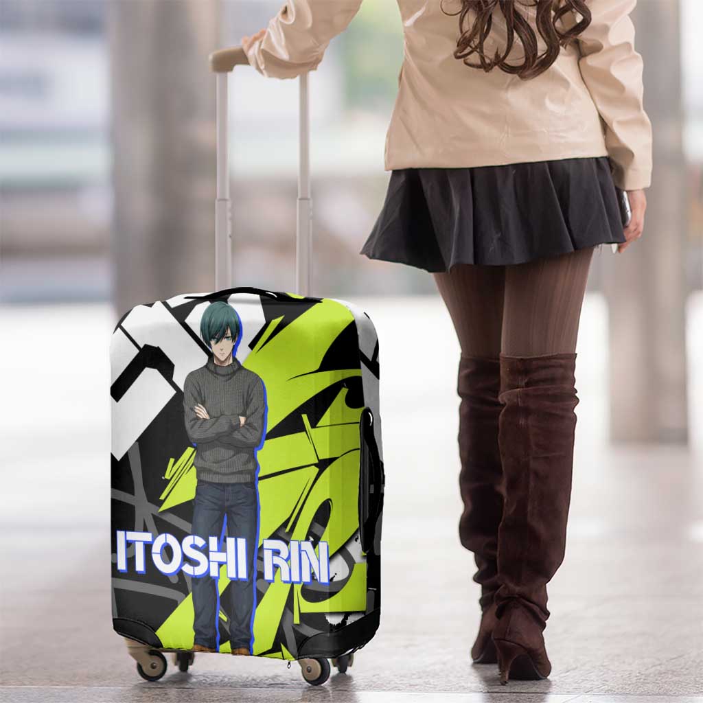 Itoshi Rin Blue Lock Luggage Cover Urban Graffiti Street Art Style
