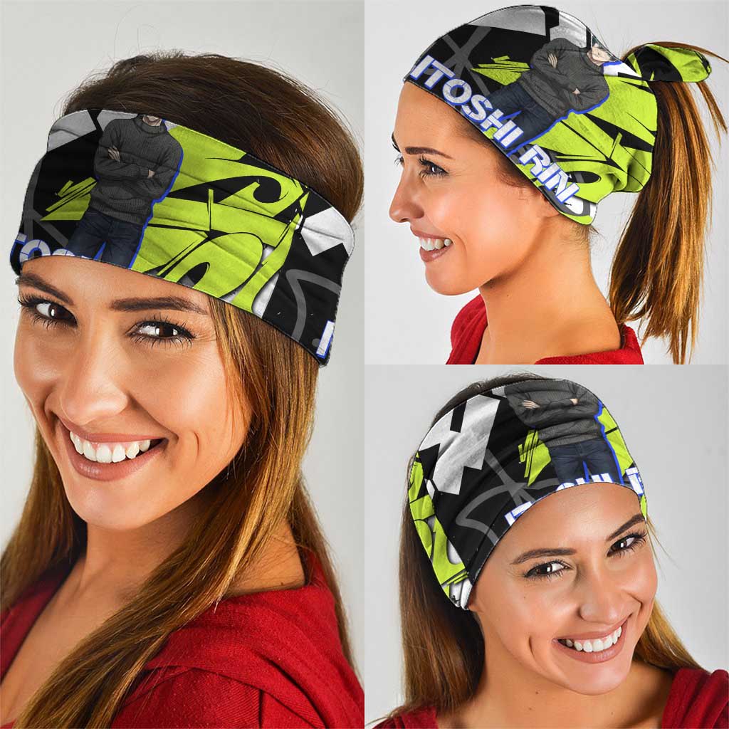 Itoshi Rin Blue Lock Neck Gaiter Urban Graffiti Street Art Style