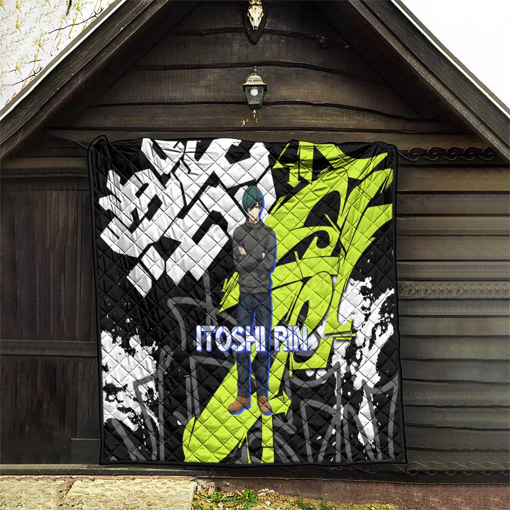 Itoshi Rin Blue Lock Quilt Urban Graffiti Street Art Style