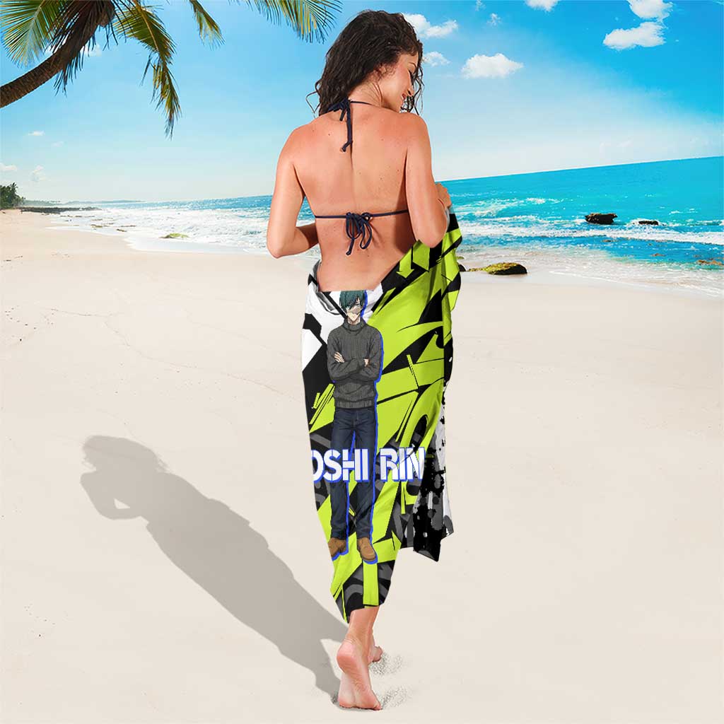 Itoshi Rin Blue Lock Sarong Urban Graffiti Street Art Style