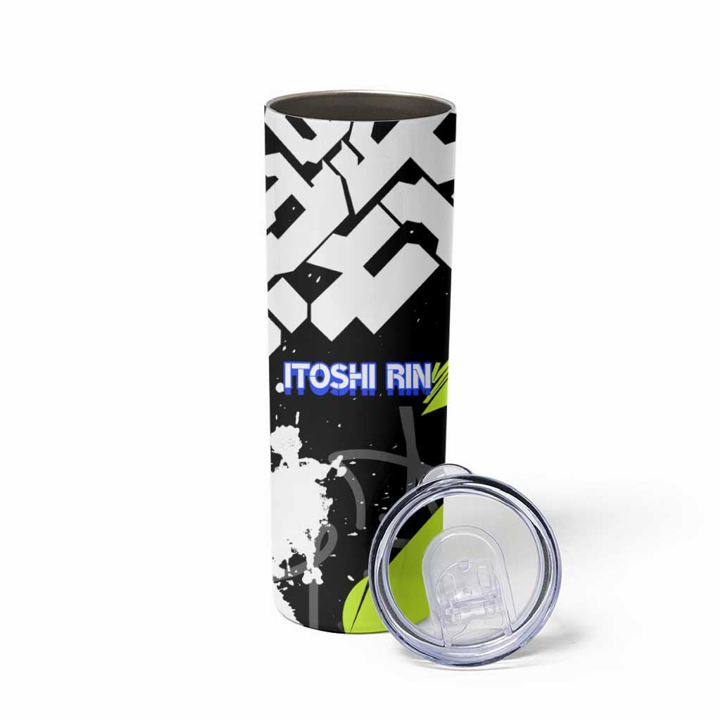Itoshi Rin Blue Lock Skinny Tumbler Urban Graffiti Street Art Style