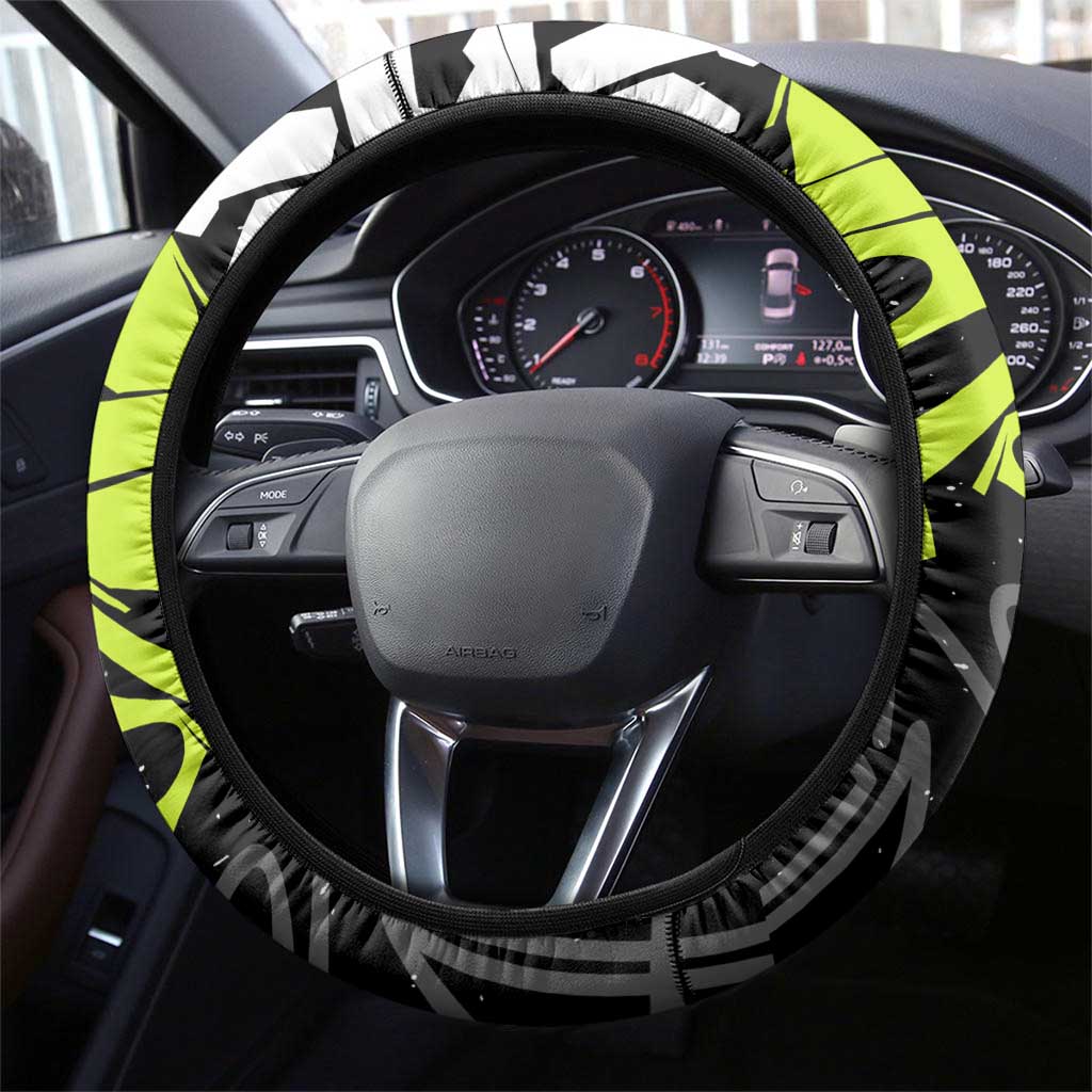 Itoshi Rin Blue Lock Steering Wheel Cover Urban Graffiti Street Art Style