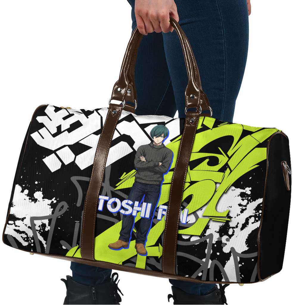 Itoshi Rin Blue Lock Travel Bag Urban Graffiti Street Art Style