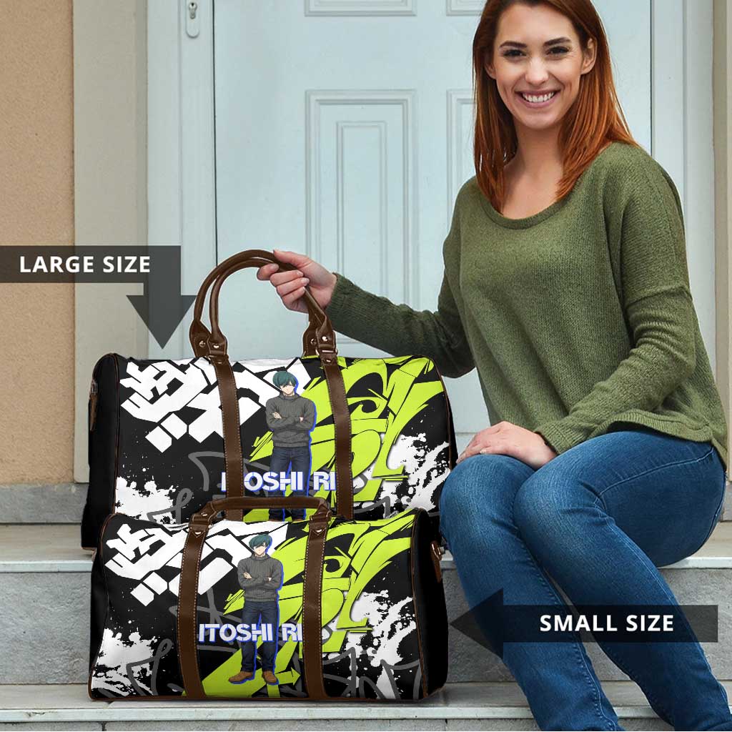 Itoshi Rin Blue Lock Travel Bag Urban Graffiti Street Art Style