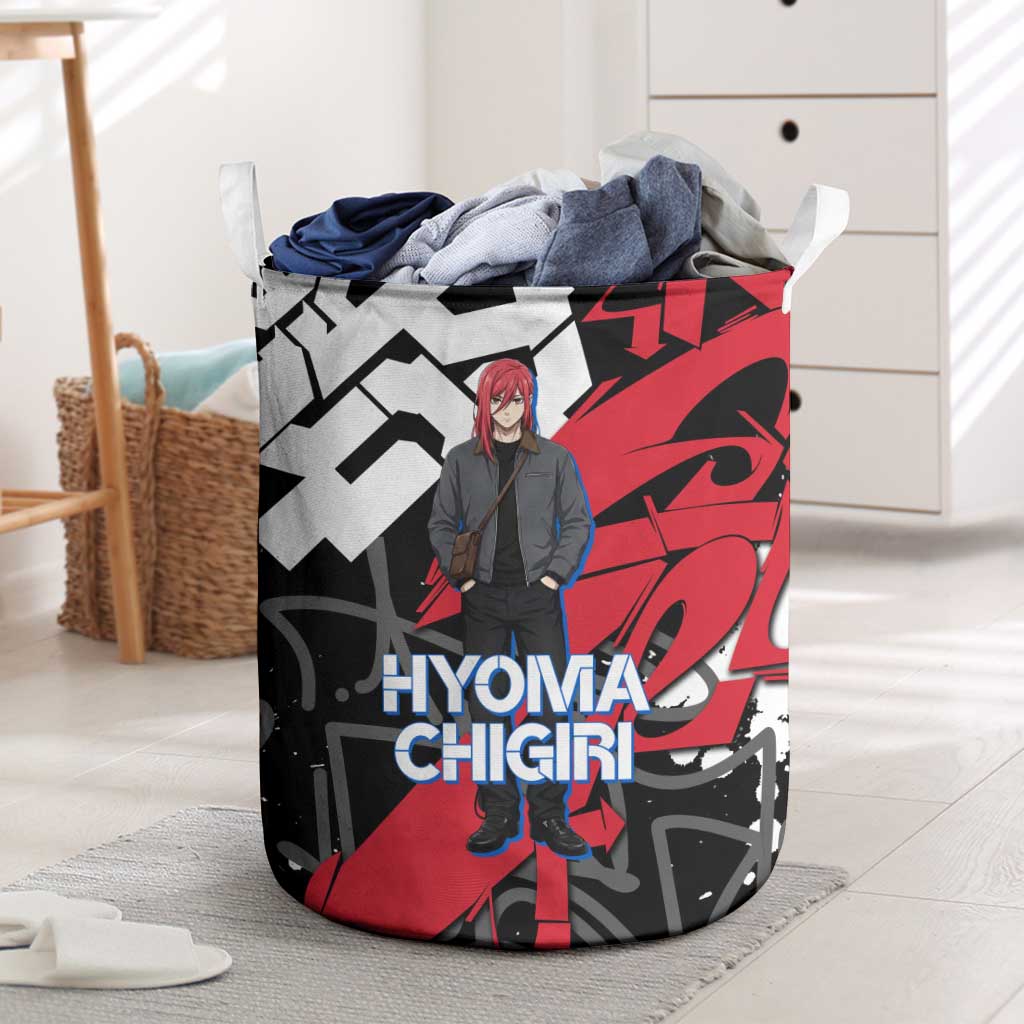 Hyoma Chigiri Blue Lock Laundry Basket Urban Graffiti Street Art Style