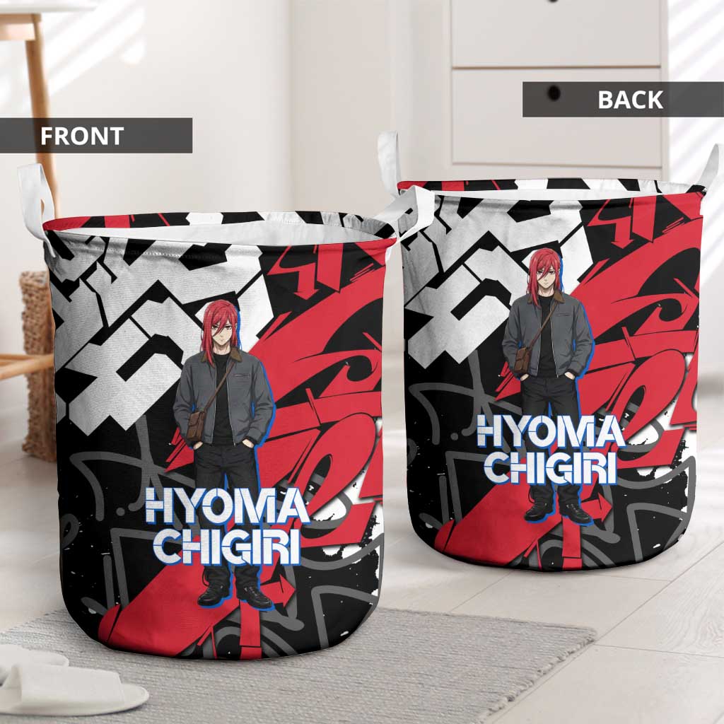 Hyoma Chigiri Blue Lock Laundry Basket Urban Graffiti Street Art Style