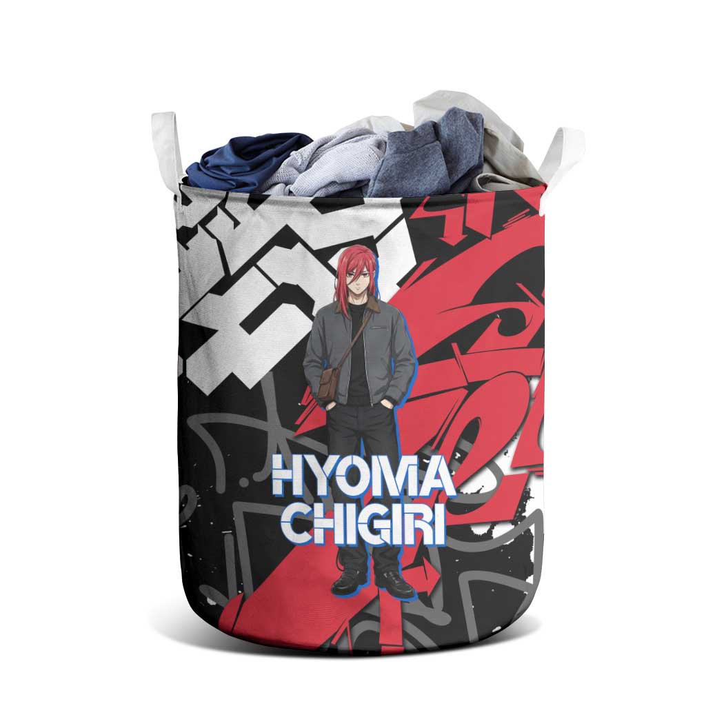 Hyoma Chigiri Blue Lock Laundry Basket Urban Graffiti Street Art Style