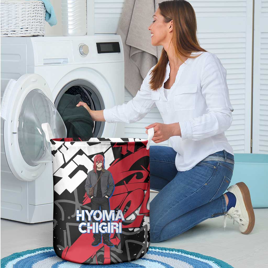 Hyoma Chigiri Blue Lock Laundry Basket Urban Graffiti Street Art Style
