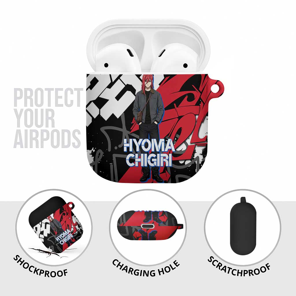 Hyoma Chigiri Blue Lock AirPods Case Urban Graffiti Street Art Style