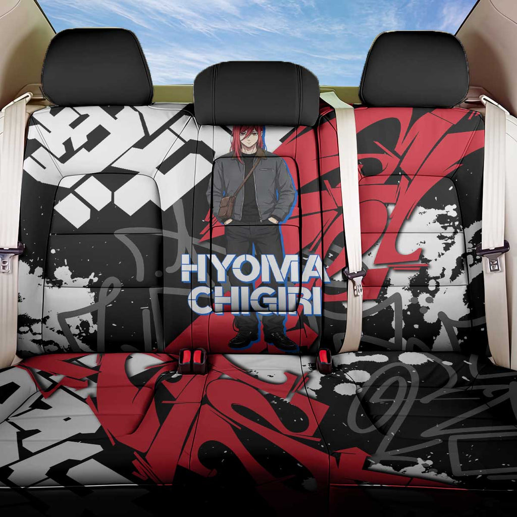 Hyoma Chigiri Blue Lock Back Car Seat Cover Urban Graffiti Street Art Style