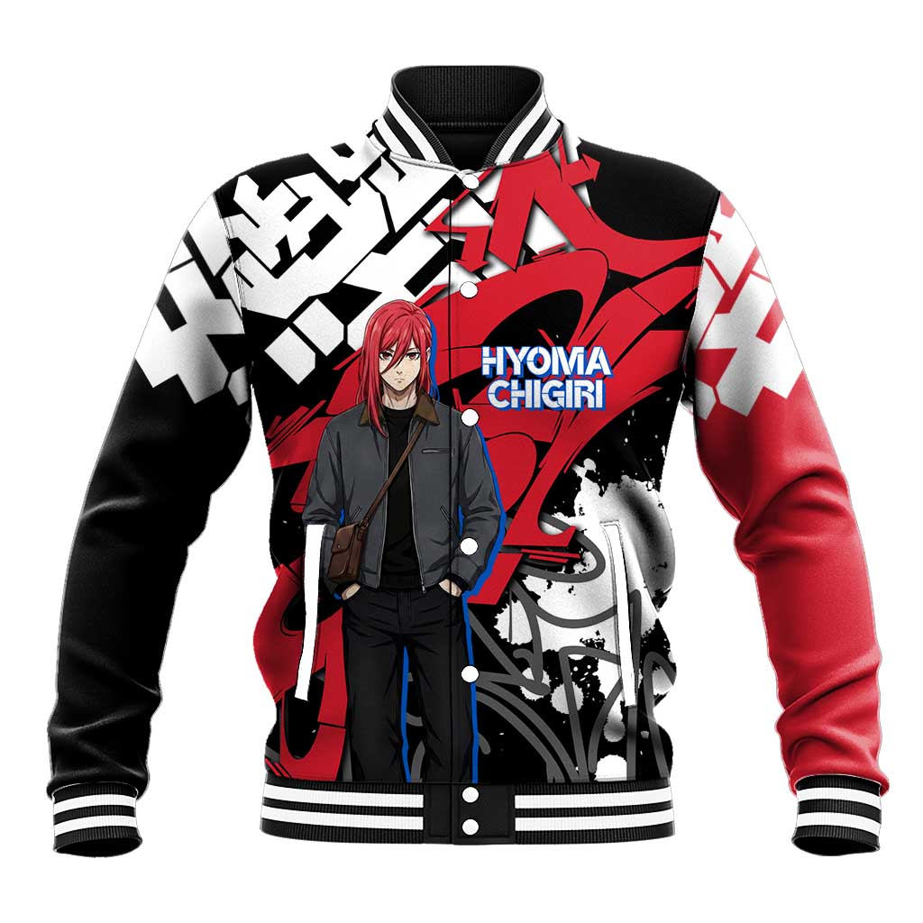 Hyoma Chigiri Blue Lock Baseball Jacket Urban Graffiti Street Art Style