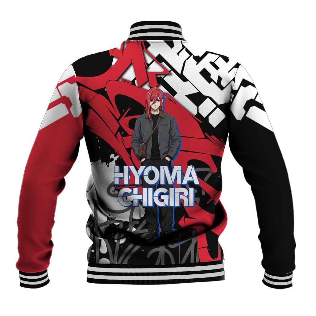 Hyoma Chigiri Blue Lock Baseball Jacket Urban Graffiti Street Art Style