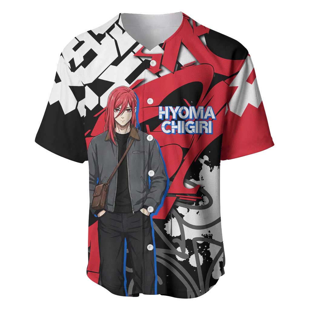Hyoma Chigiri Blue Lock Baseball Jersey Urban Graffiti Street Art Style