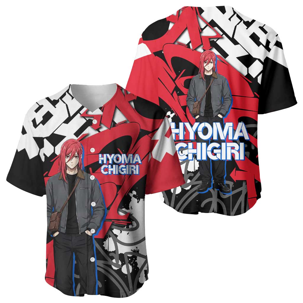 Hyoma Chigiri Blue Lock Baseball Jersey Urban Graffiti Street Art Style
