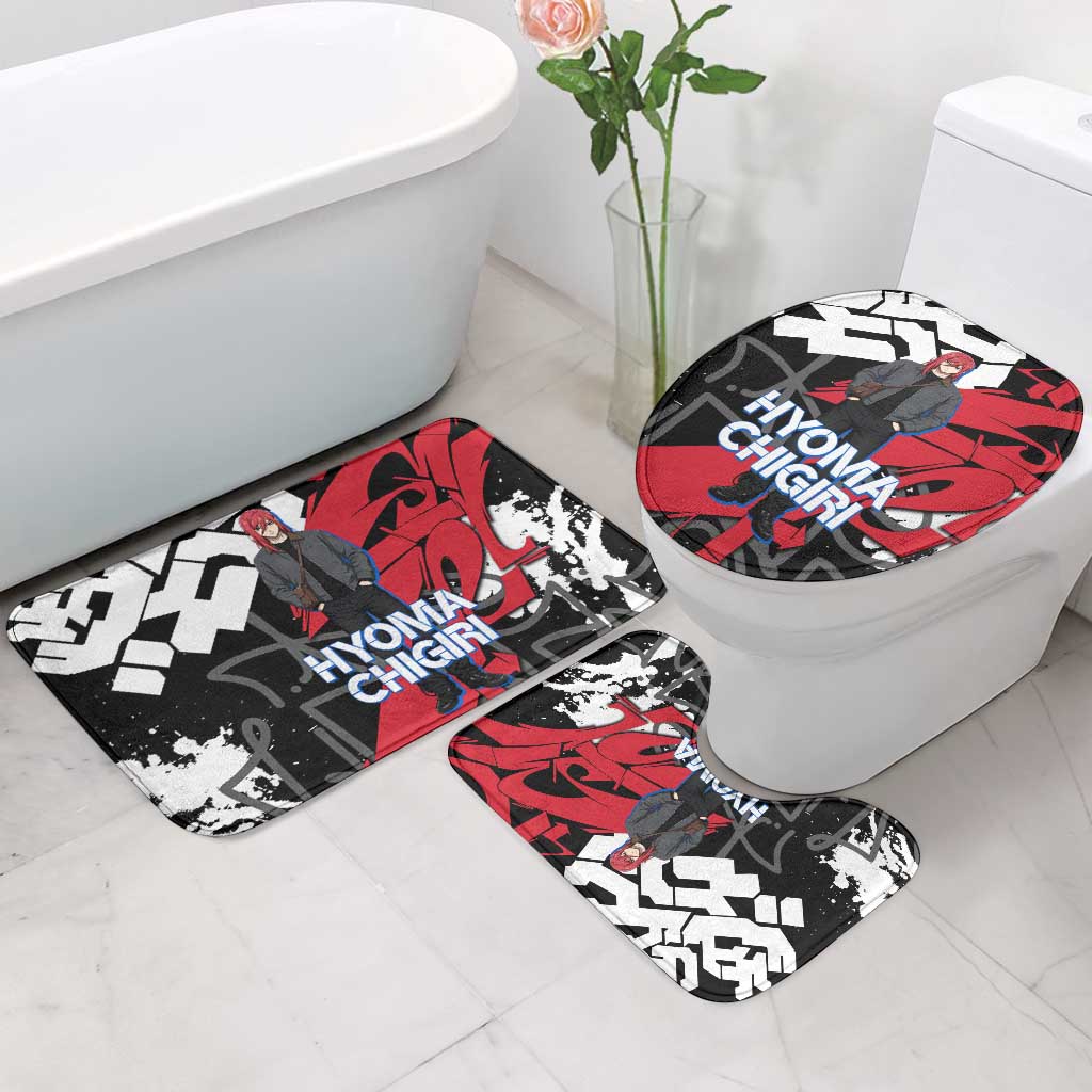 Hyoma Chigiri Blue Lock Bathroom Set Urban Graffiti Street Art Style