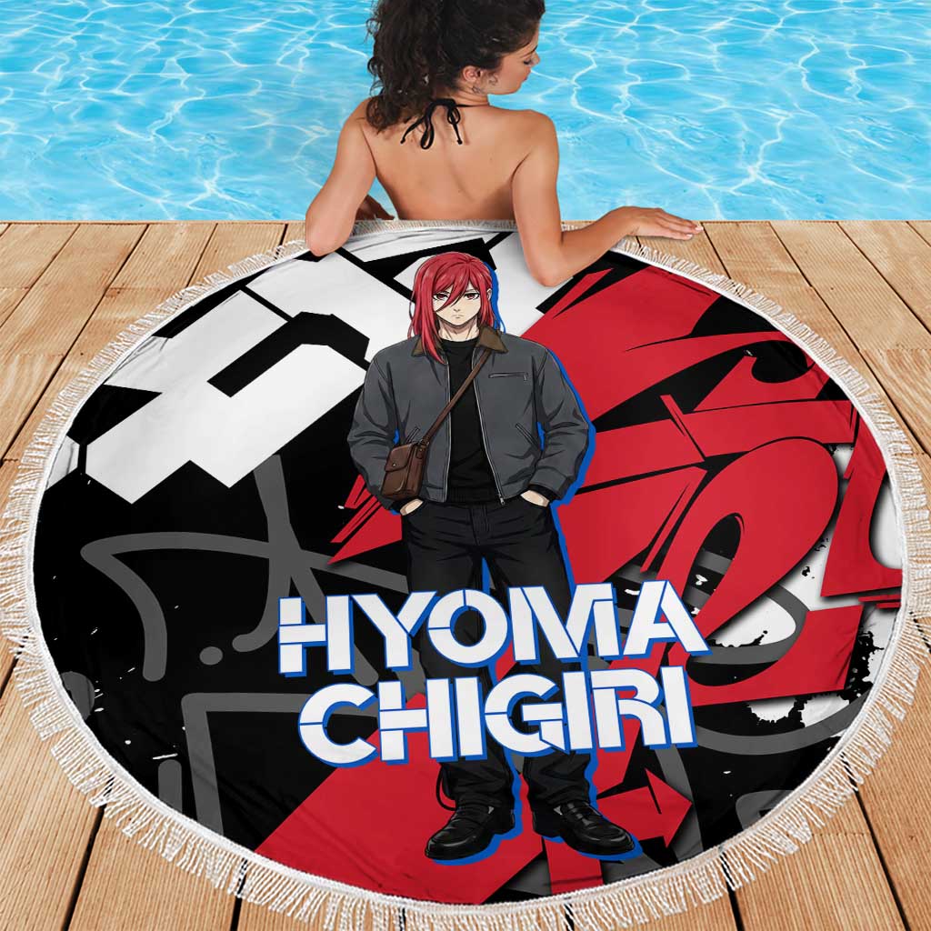 Hyoma Chigiri Blue Lock Beach Blanket Urban Graffiti Street Art Style