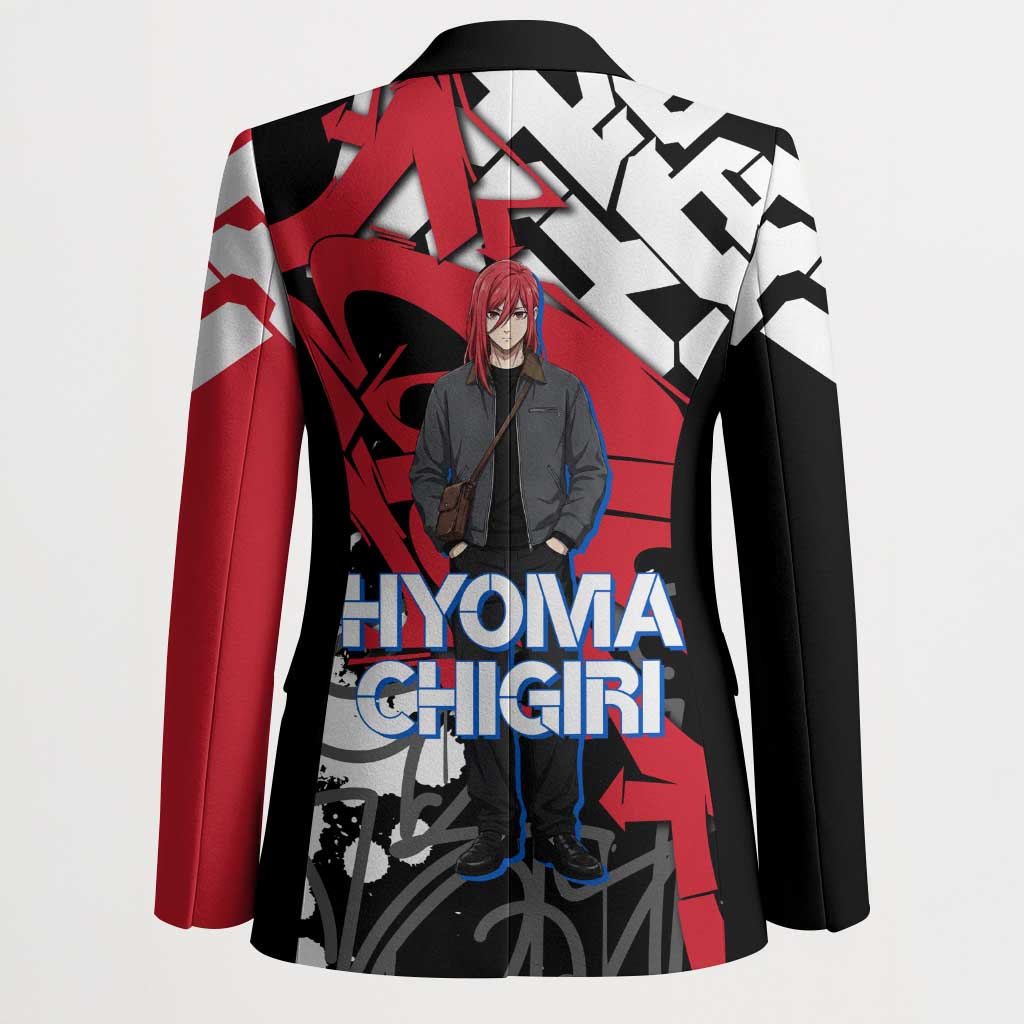 Hyoma Chigiri Blue Lock Blazer Urban Graffiti Street Art Style