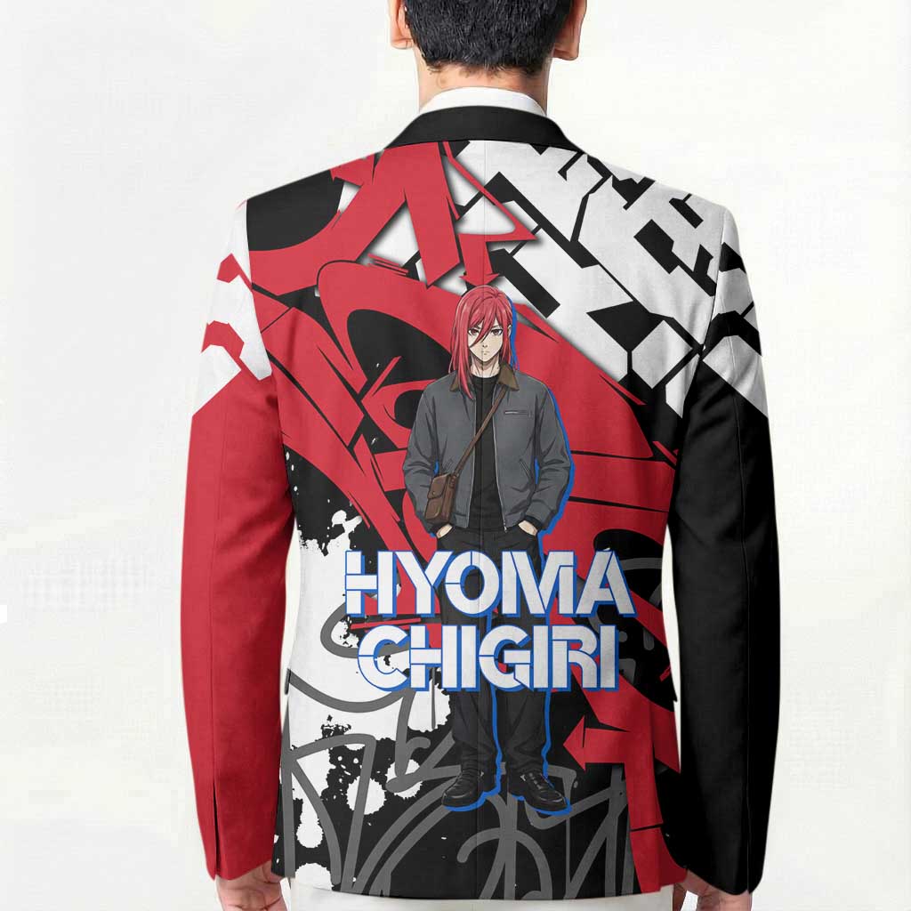 Hyoma Chigiri Blue Lock Blazer Urban Graffiti Street Art Style