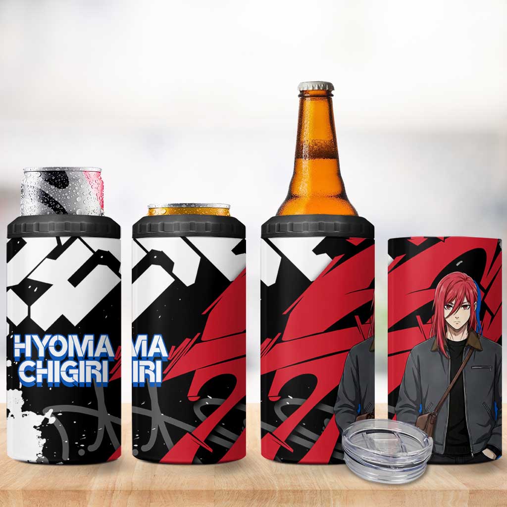 Hyoma Chigiri Blue Lock 4 in 1 Can Cooler Tumbler Urban Graffiti Street Art Style
