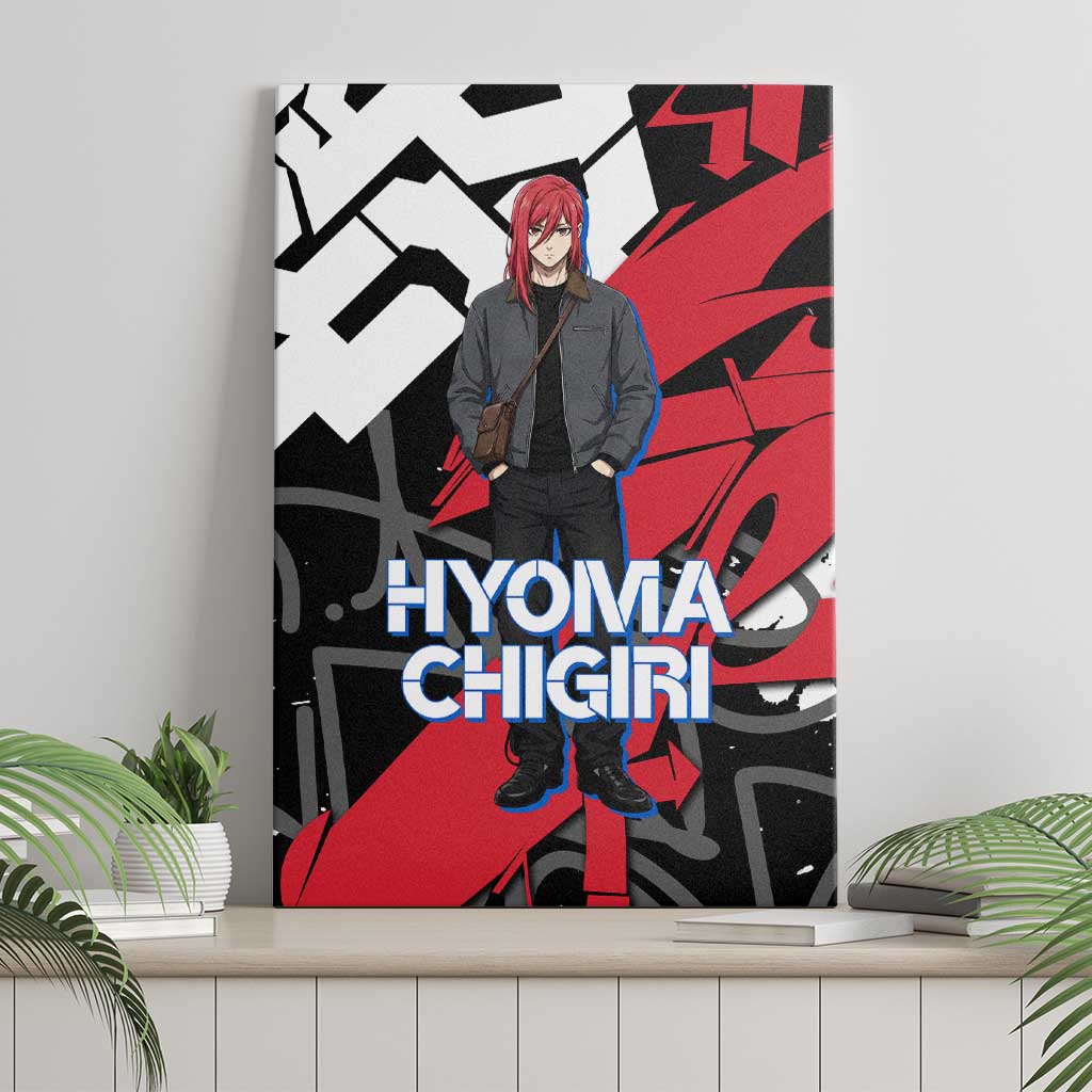 Hyoma Chigiri Blue Lock Canvas Wall Art Urban Graffiti Street Art Style