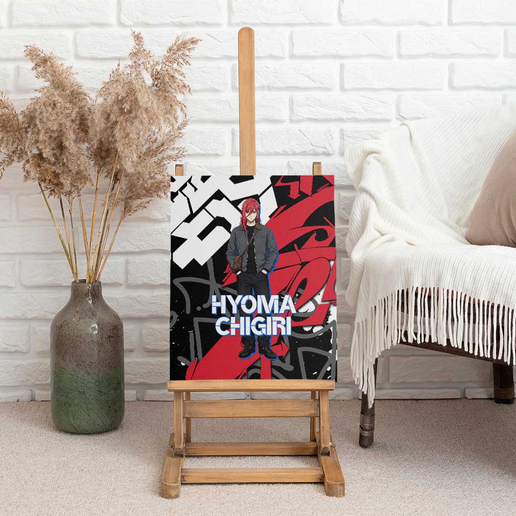 Hyoma Chigiri Blue Lock Canvas Wall Art Urban Graffiti Street Art Style