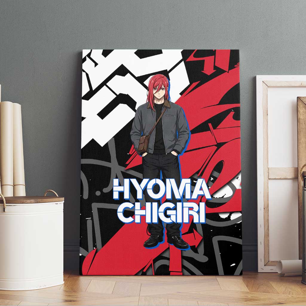 Hyoma Chigiri Blue Lock Canvas Wall Art Urban Graffiti Street Art Style