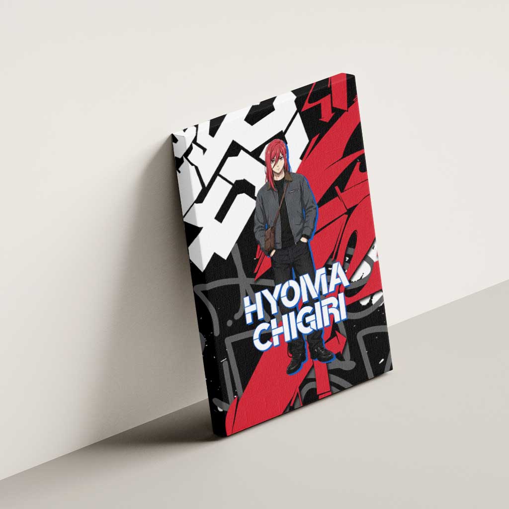 Hyoma Chigiri Blue Lock Canvas Wall Art Urban Graffiti Street Art Style