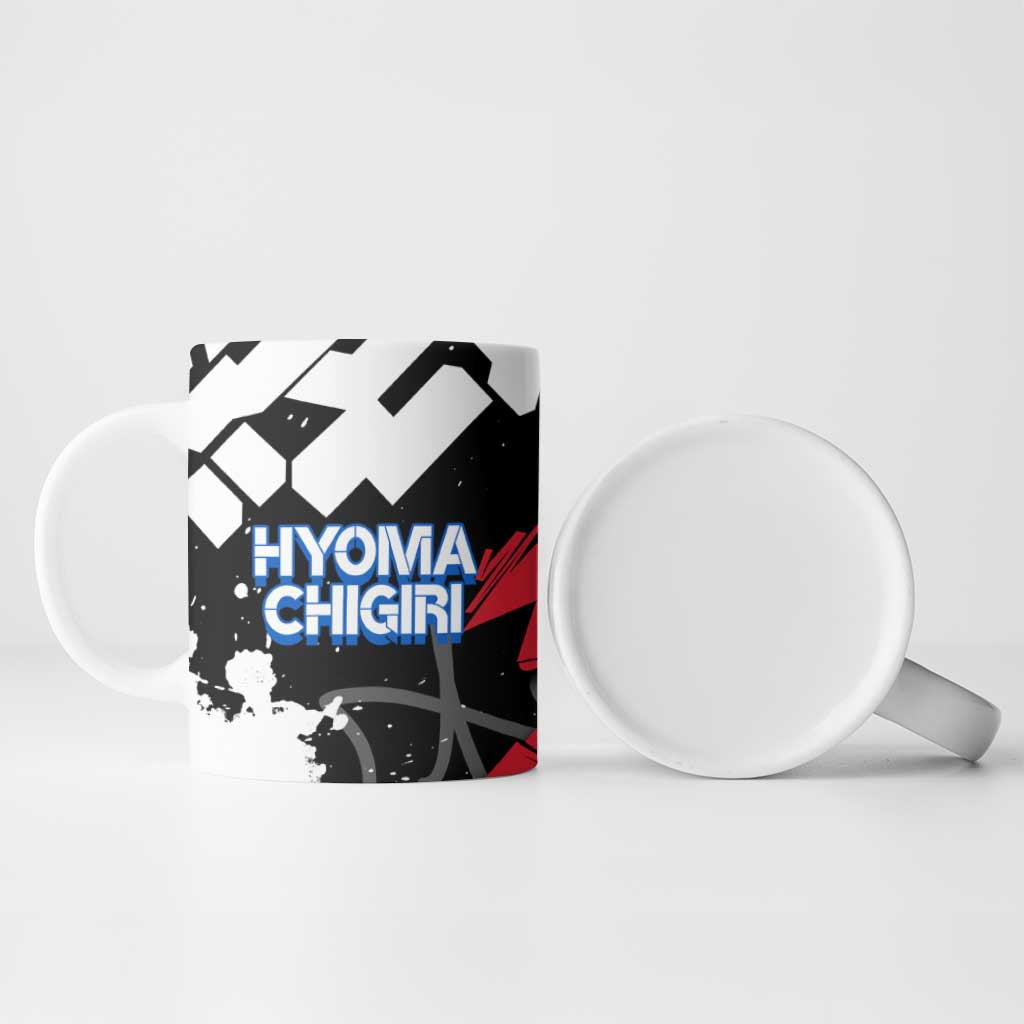 Hyoma Chigiri Blue Lock Ceramic Mug Urban Graffiti Street Art Style