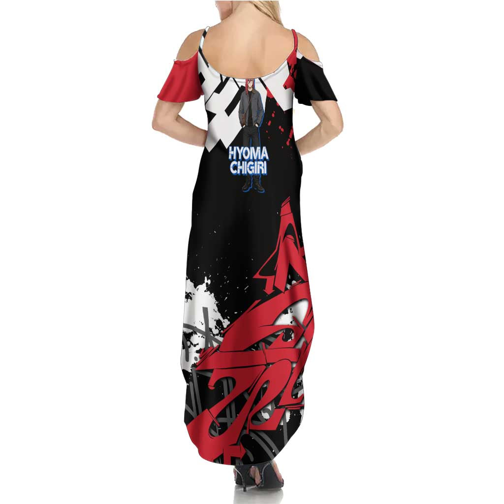 Hyoma Chigiri Blue Lock Family Matching Summer Maxi Dress and Hawaiian Shirt Urban Graffiti Street Art Style