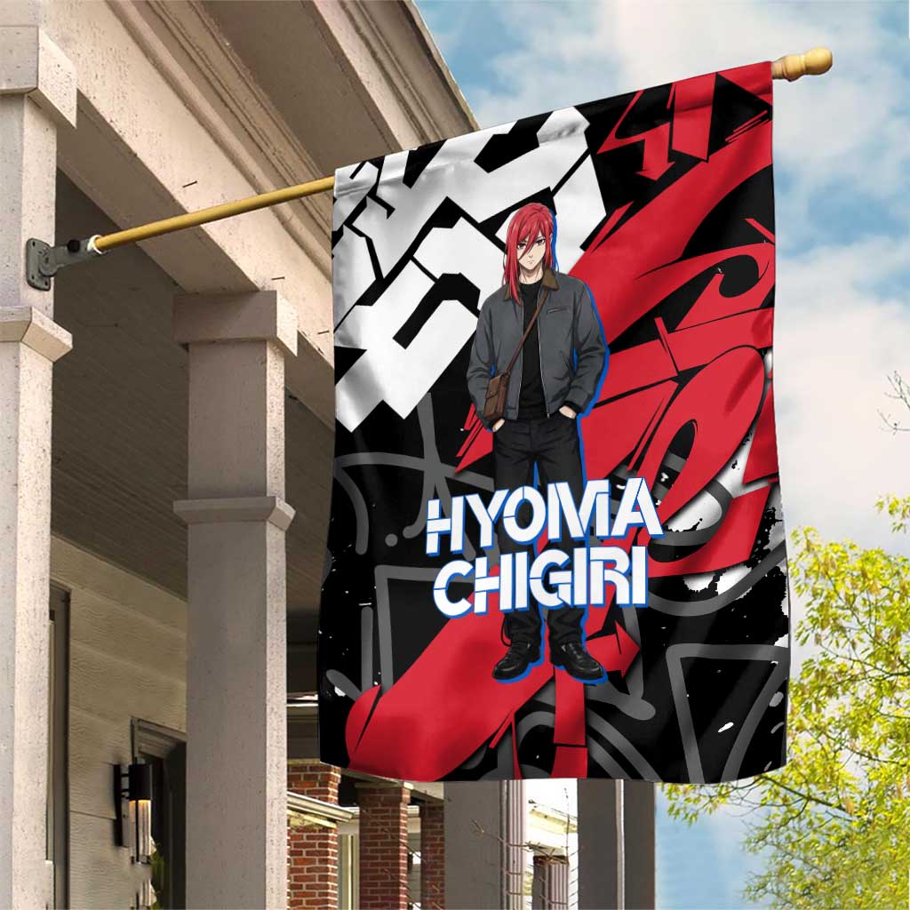 Hyoma Chigiri Blue Lock Garden Flag Urban Graffiti Street Art Style