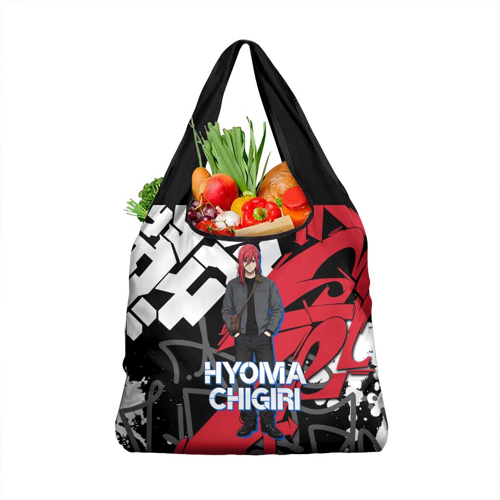 Hyoma Chigiri Blue Lock Grocery Bag Urban Graffiti Street Art Style