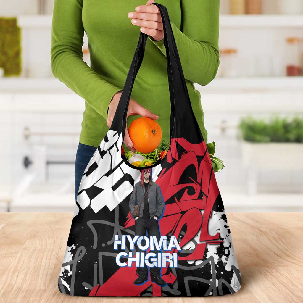 Hyoma Chigiri Blue Lock Grocery Bag Urban Graffiti Street Art Style