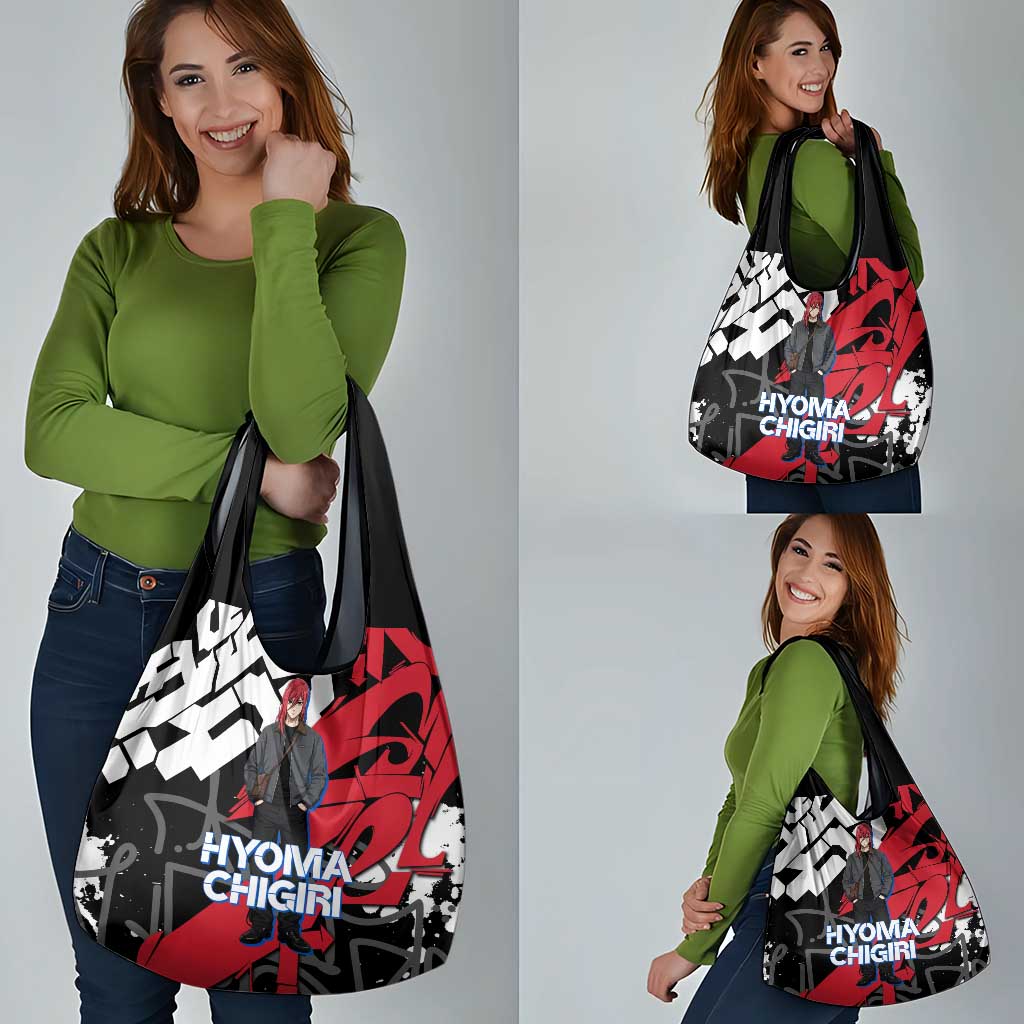Hyoma Chigiri Blue Lock Grocery Bag Urban Graffiti Street Art Style