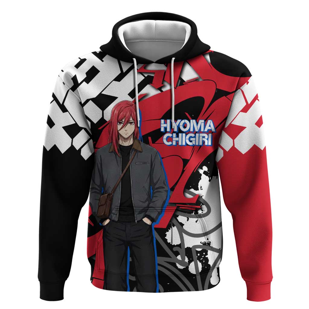 Hyoma Chigiri Blue Lock Hoodie Urban Graffiti Street Art Style
