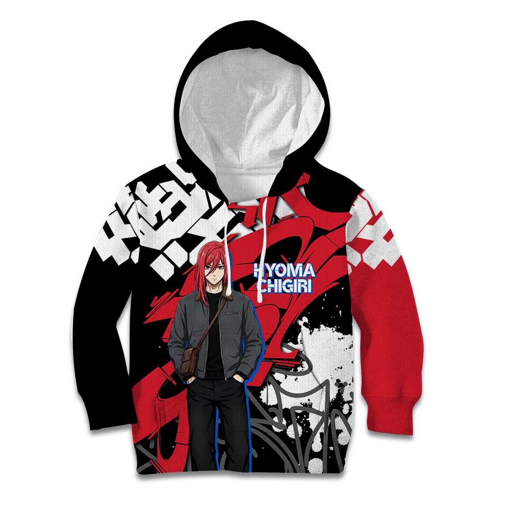 Hyoma Chigiri Blue Lock Kid Hoodie Urban Graffiti Street Art Style
