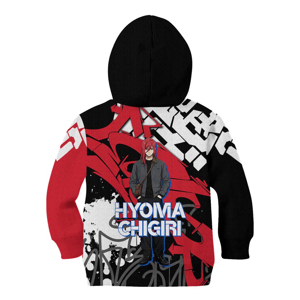 Hyoma Chigiri Blue Lock Kid Hoodie Urban Graffiti Street Art Style