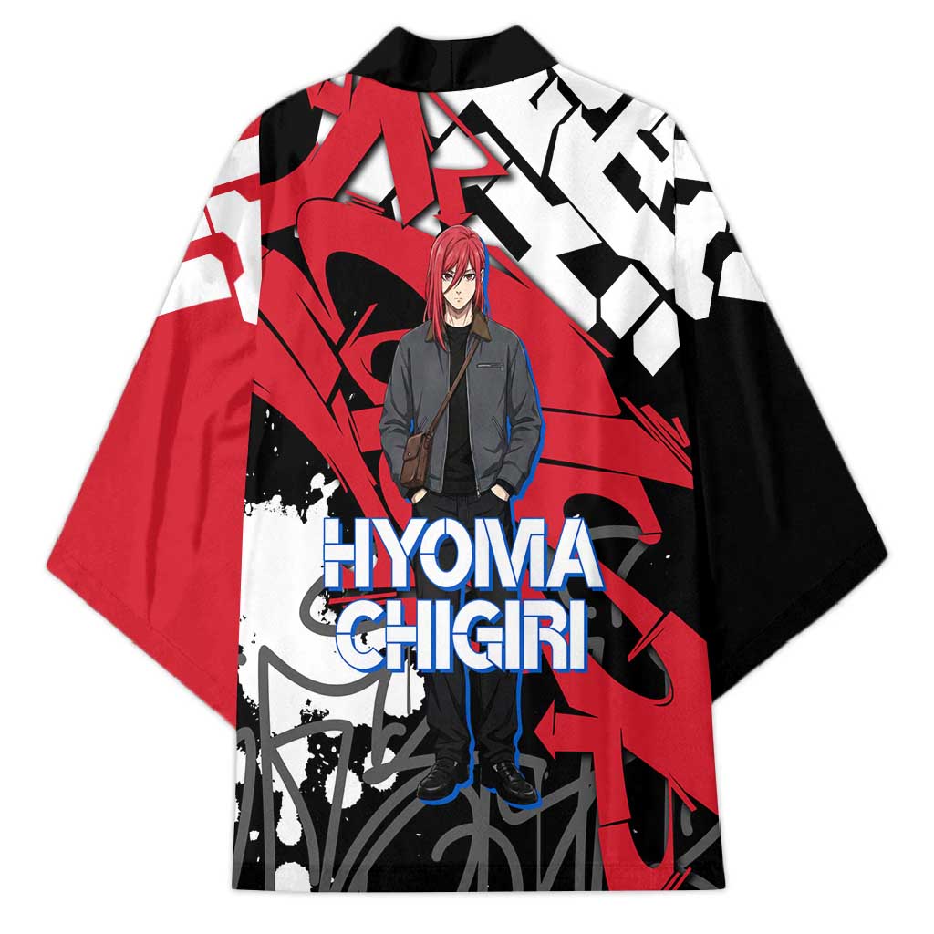 Hyoma Chigiri Blue Lock Kimono Urban Graffiti Street Art Style